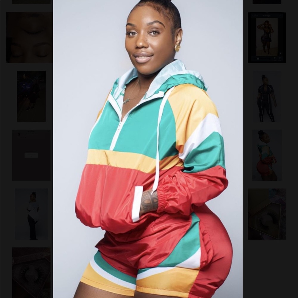 Colorful comfy 2 piece shorts